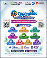 D-Techminds 2026 Product Design and Development Competetion Poster